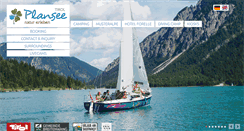 Desktop Screenshot of camping-plansee.com